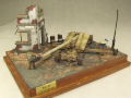 Diorama with a resin model of the PaK 44 anti-tank gun from the Second World War - photo no 9